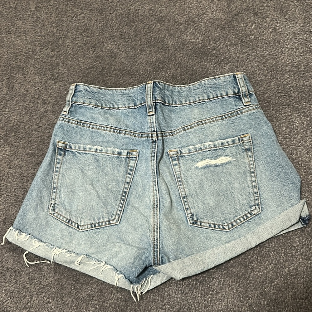 Garage Ripped Jean Shorts - Picture 2 of 3